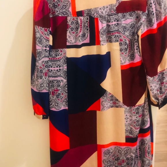 Maeve Patchwork Patterned Dress - Picture 3 of 4